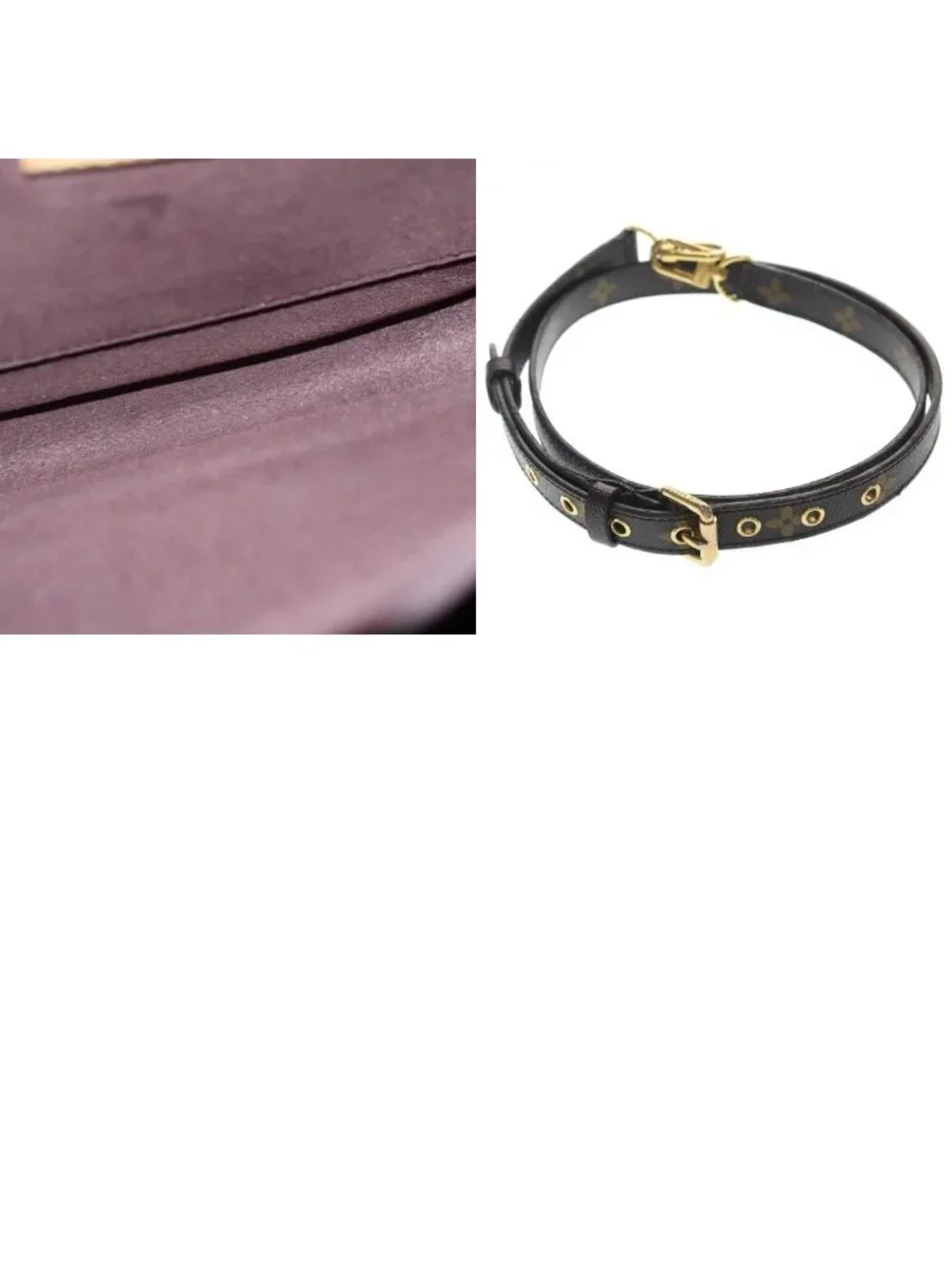 Louis Vuitton Monogram Pochette Metis MM Leather 2-Way Shoulder Bag Brown